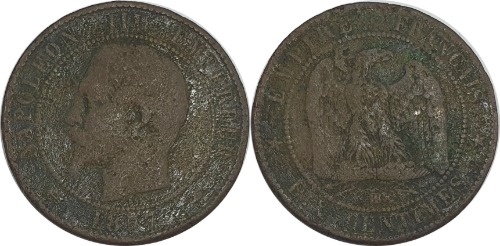 프랑스 1857년(BB) 10센티모