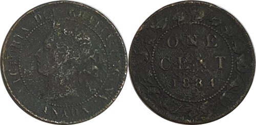 캐나다 1884년 1 센트