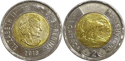 캐나다 2018년 2 달러