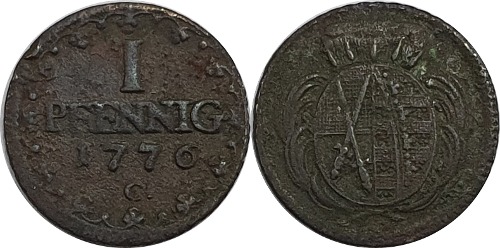 독일 1776년(C) 1 PFENNIG