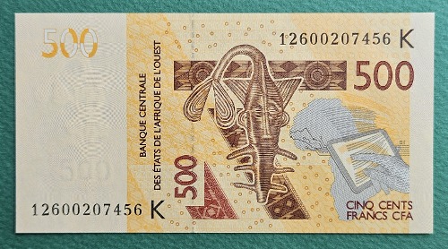 서아프리카연합(K: 세네갈) 2012년 500프랑 - 미사용