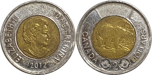 캐나다 2012년 2 달러