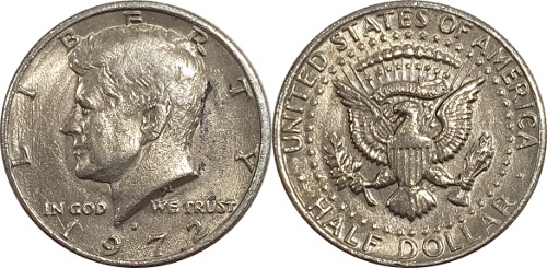 미국 1972년(D) 케네디 하프 달러