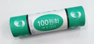 한국은행 2019년 100원 롤 - 미사용