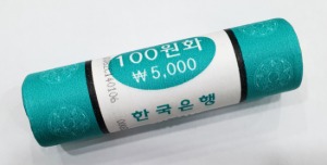 한국은행 2006년 100원 롤 - 미사용