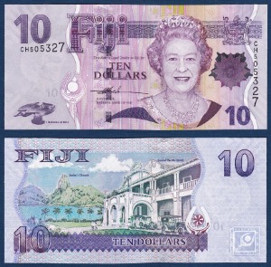 피지 2007년 10 달러 - 미사용