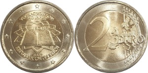 오스트리아 2007년 2 유로(로마협정 50주년 기념) - 미사용