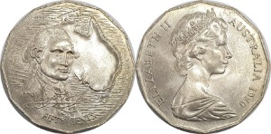 호주 1970년 50 센트(기념주화)