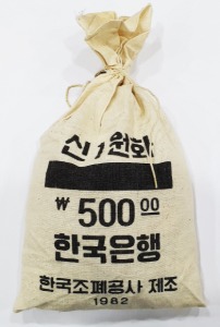 한국은행 1982년 1원 소관봉(500개) - 미개봉