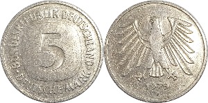 독일 1979년(D) 5 마르크