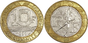 프랑스 1991년 10 프랑