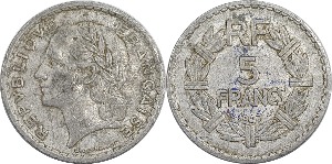 프랑스 1947년 5 프랑
