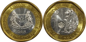 싱가포르 2015년 1 달러