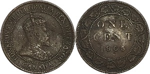캐나다 1905년 1 센트