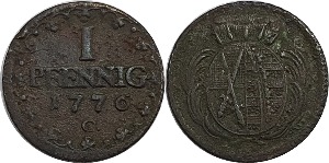 독일 1776년(C) 1 PFENNIG