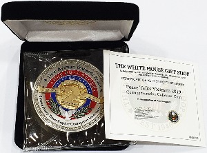 2019년 베트남 북미정상회담 기념 백악관 기프트샵 메달 - 미사용