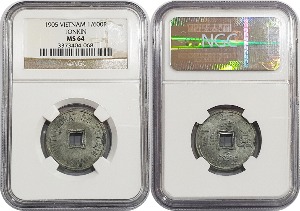 베트남 1905년 1/600 Piastre - NGC MS 64등급