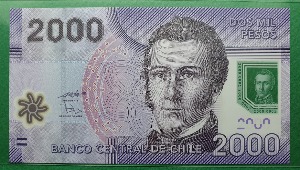 칠레 2000(2009)년 2000 페소 - 미사용