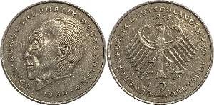 독일 1977년(J) 2 마르크