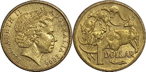 호주 2006년 1 달러