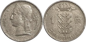 벨기에 1951년 1 프랑