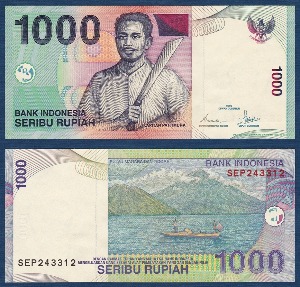 인도네시아 2000년 1,000 루피아