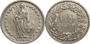 스위스 1977년 1 프랑