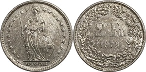 스위스 1978년 2 프랑
