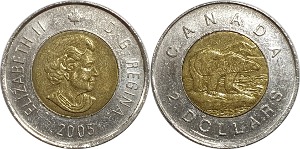 캐나다 2005년 2 달러