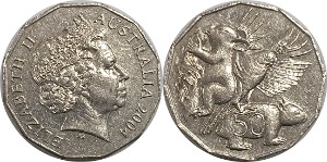 호주 2004년 50 센트(기념주화)