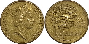 호주 1993년 1 달러(기념주화)