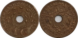 네덜란드령 동인도 1945년 1 센트