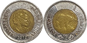 캐나다 2012년 2 달러
