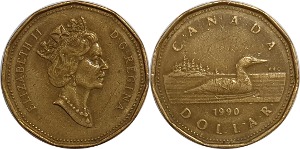 캐나다 1990년 1 달러