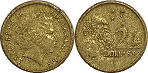 호주 2008년 2 달러