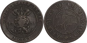 네덜란드령 동인도 1901년 1 센트