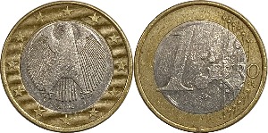 독일 2002년(J) 1 유로