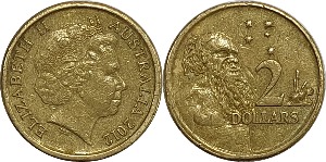 호주 2012년 2 달러