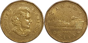 캐나다 2005년 1 달러