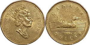 캐나다 1996년 1 달러