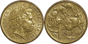 호주 2008년 1 달러