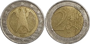 독일 2002년(G) 2 유로