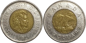 캐나다 2007년 2 달러