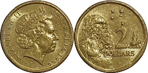 호주 1999년 2 달러