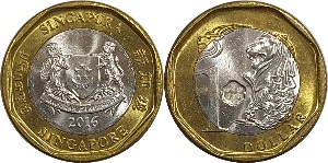 싱가포르 2016년 1 달러