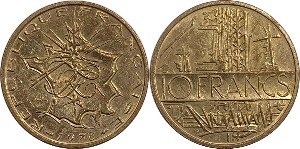 프랑스 1976년 10 프랑