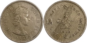 홍콩 1960년 1 달러