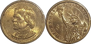 미국 2011년 1 달러(대통령 시리즈 : 제17대 앤드루 존슨)