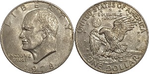 미국 1978년 아이젠하워 1 달러