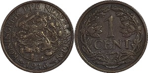 네덜란드 1916년 1 센트